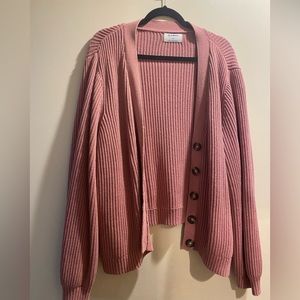 🎄Light Pink knitted—like sweater